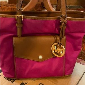 Magenta Michael Kors purse